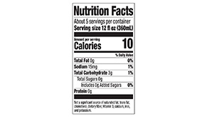 Diet Decaffeinated Iced Tea Image 3