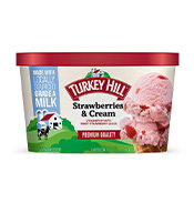 Turkey Hill Strawberries & Cream Ice Cream and Frozen Desserts